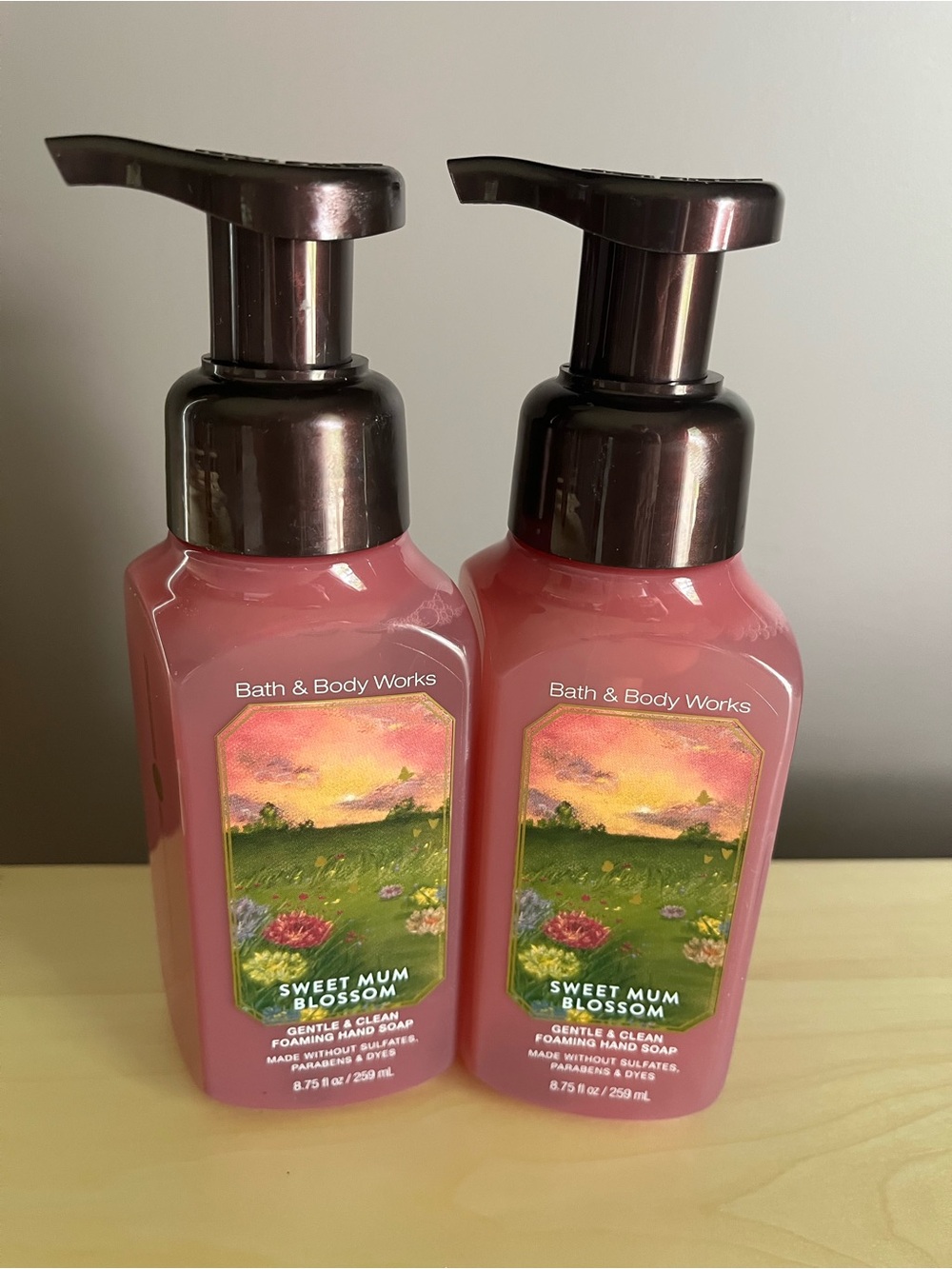 Two Bath & Body Works Sweet Mum Blossom Foaming Hand Soaps